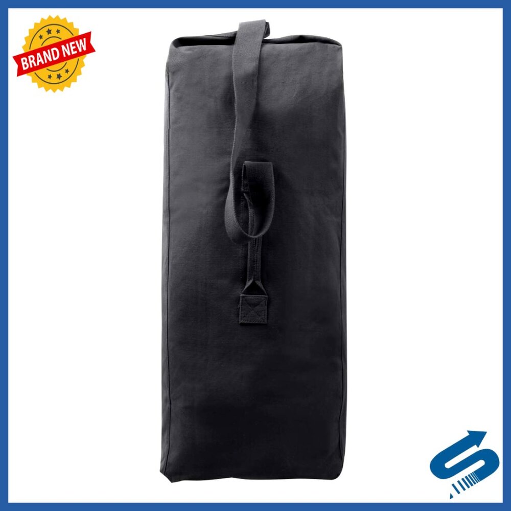 Heavyweight Canvas Duffle Bag Rugged Travel Gear Top Load Classic Style